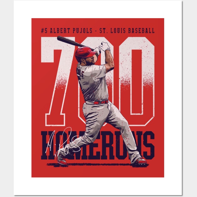 Albert Pujols St.Louis 700 Home Runs Bold Wall Art by Jesse Gorrell